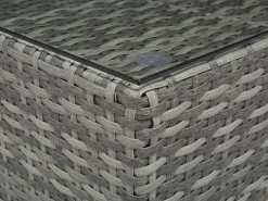Set di divani angolari da giardino 4 posti AVOLA Lato Sinistro Rattan sintetico (PE) Grigio