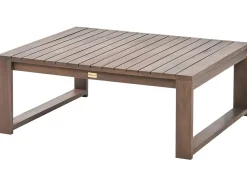 Set di divani angolari da giardino 5 posti TIMOR Modulare Legno di acacia certificato Marrone scuro