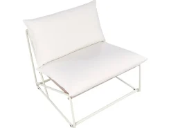 Set di divani da giardino 4 posti PICO Metallo Beige chiaro
