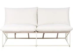 Set di divani da giardino 4 posti PICO Metallo Beige chiaro