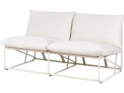 Set di divani da giardino 4 posti PICO Metallo Beige chiaro