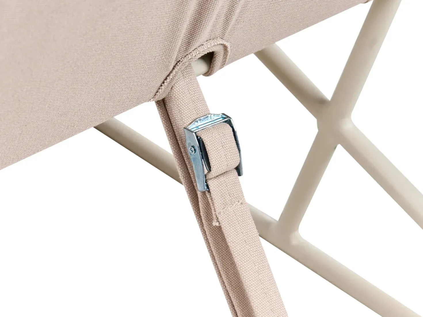 Set di divani da giardino 4 posti PICO Metallo Beige chiaro