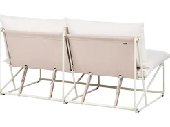 Set di divani da giardino 4 posti PICO Metallo Beige chiaro