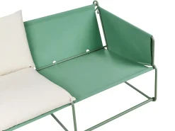 Set di divani da giardino 4 posti PONTE Metallo Verde