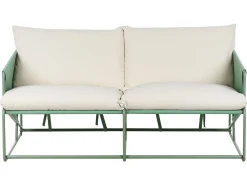 Set di divani da giardino 4 posti PONTE Metallo Verde