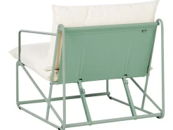 Set di divani da giardino 4 posti PONTE Metallo Verde