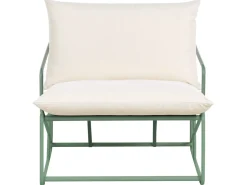 Set di divani da giardino 4 posti PONTE Metallo Verde
