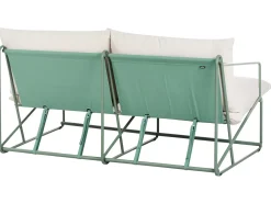 Set di divani da giardino 4 posti PONTE Metallo Verde