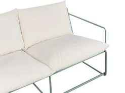 Set di divani da giardino 4 posti PONTE Metallo Verde