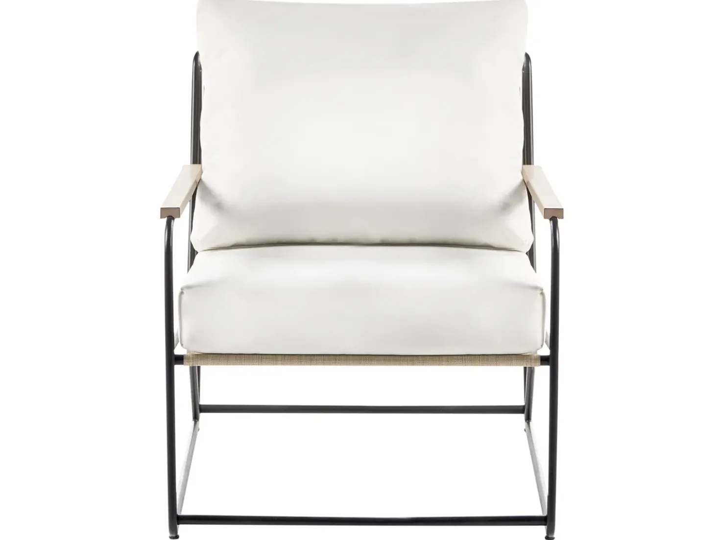 Set di divani da giardino 5 posti VENARIA con tavoli Metallo Beige/Nero