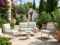 Set di divani da giardino 4 posti ERICHE Beige chiaro