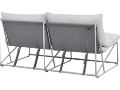 Set di divani da giardino 4 posti PICO Metallo Grigio