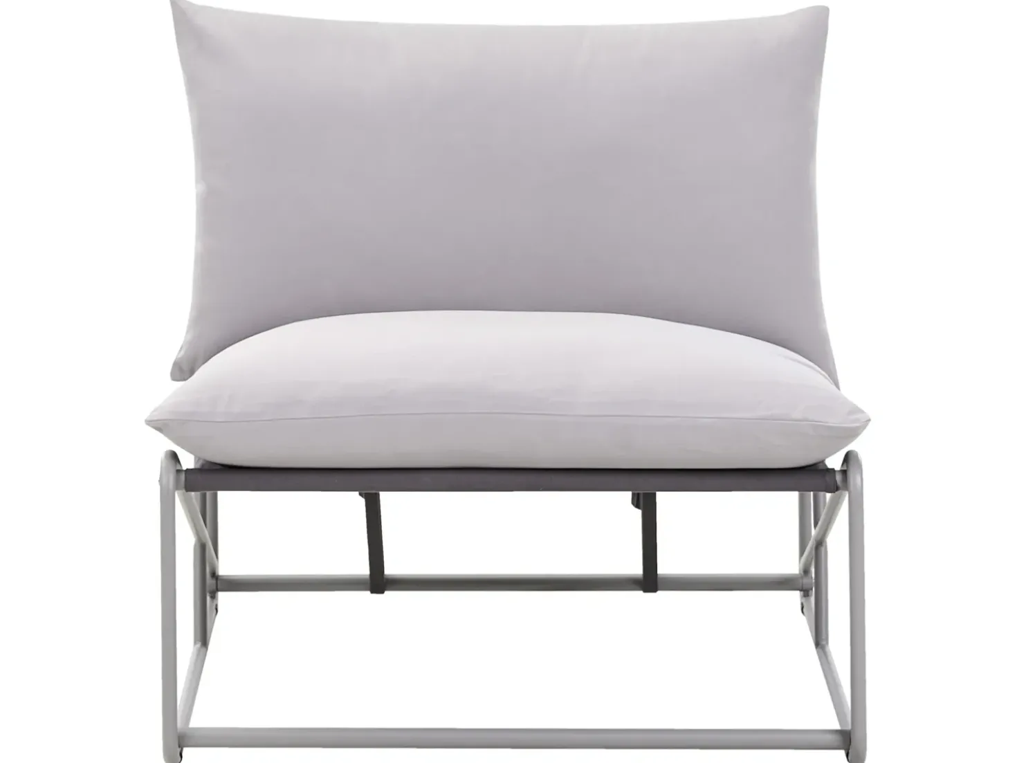 Set di divani da giardino 4 posti PICO Metallo Grigio