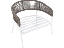Set di divani da giardino 7 posti ROBELLA con tavoli Beige