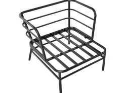 Set di divani da giardino 5 posti PONZONE Metallo Beige chiaro