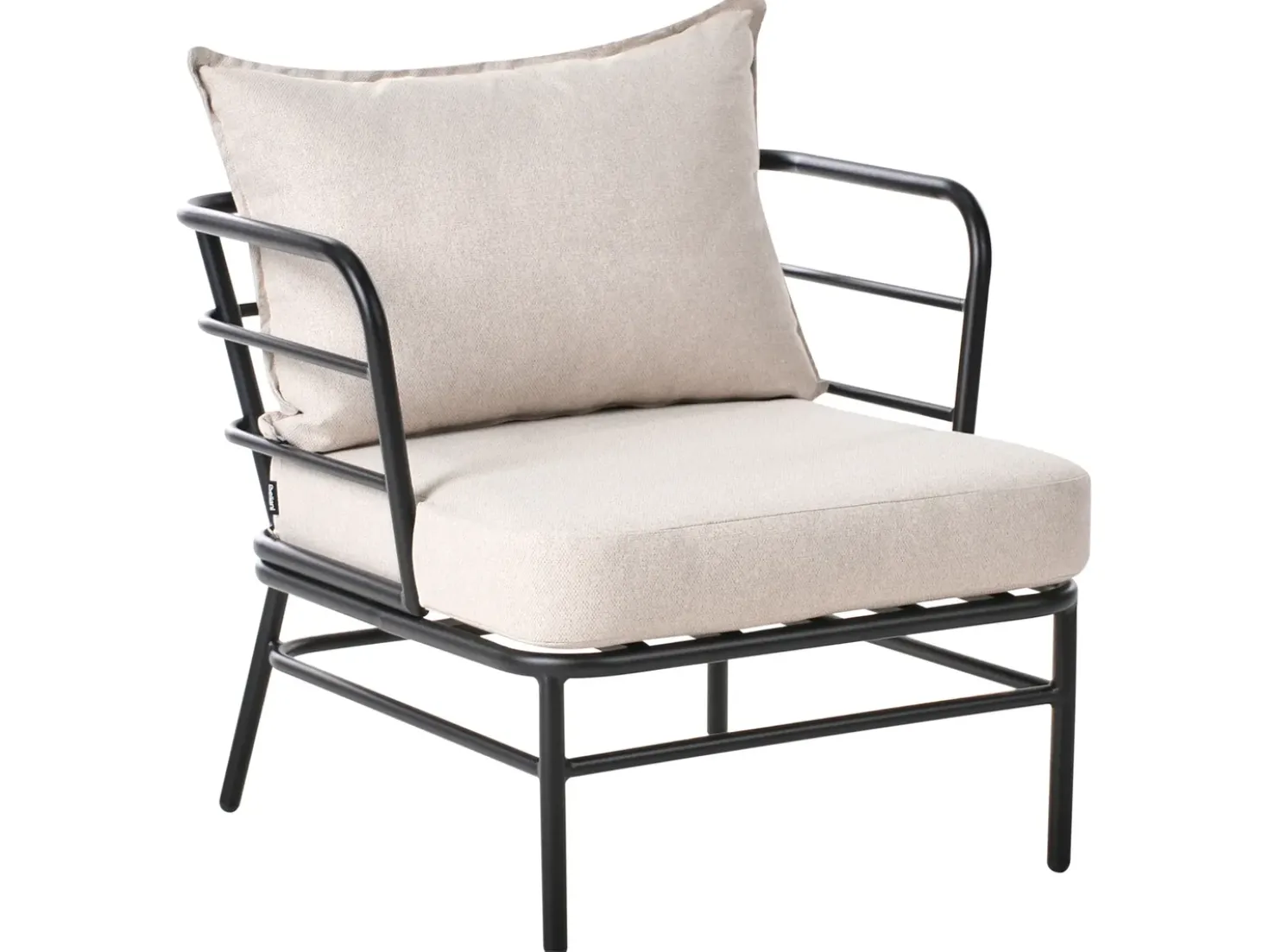 Set di divani da giardino 5 posti PONZONE Metallo Beige chiaro