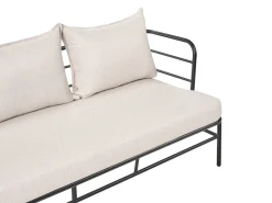 Set di divani da giardino 5 posti PONZONE Metallo Beige chiaro