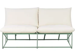 Set di divani da giardino 4 posti PICO Metallo Verde