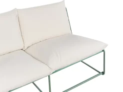 Set di divani da giardino 4 posti PICO Metallo Verde