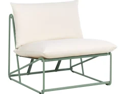 Set di divani da giardino 4 posti PICO Metallo Verde