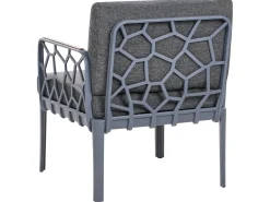 Set di divani da giardino 4 posti ERICHE Grigio scuro