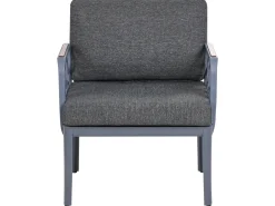 Set di divani da giardino 4 posti ERICHE Grigio scuro