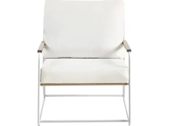 Set di divani da giardino 5 posti VENARIA con tavoli Metallo Beige/Bianco
