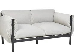 Set di divani da giardino 4 posti ESPERIA Metallo Grigio