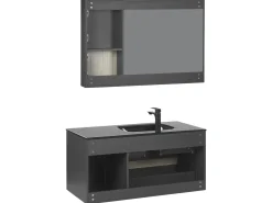 Set di mobili da bagno TERUEL Nero