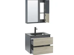 Set di mobili da bagno TERUEL Grigio