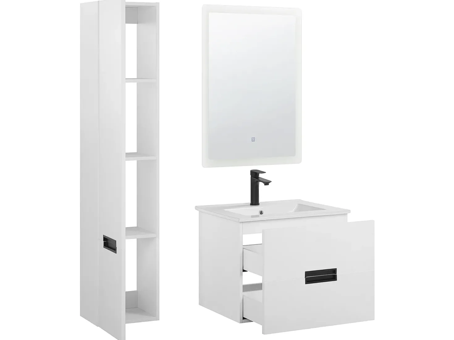 Set di mobili da bagno TUDELA Bianco