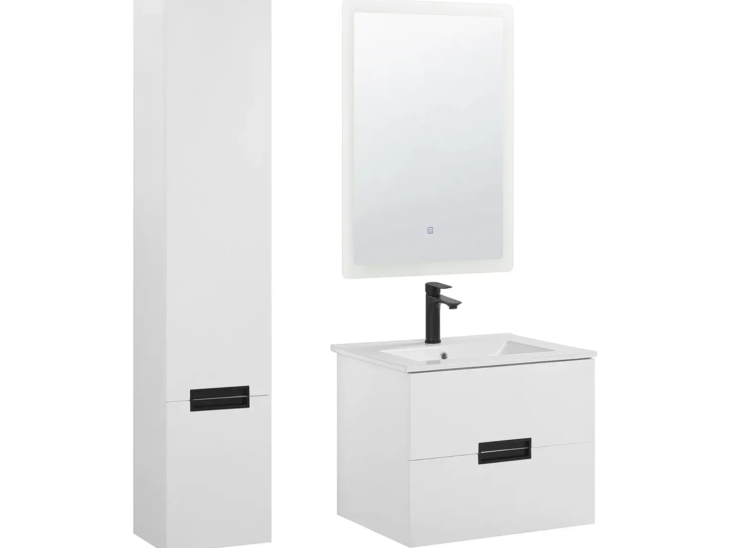 Set di mobili da bagno TUDELA Bianco