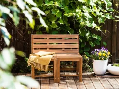 Set di panche da giardino bistrot convertibili TUENNO Legno d'acacia Marrone