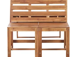 Set di panche da giardino bistrot convertibili TUENNO Legno d'acacia Marrone