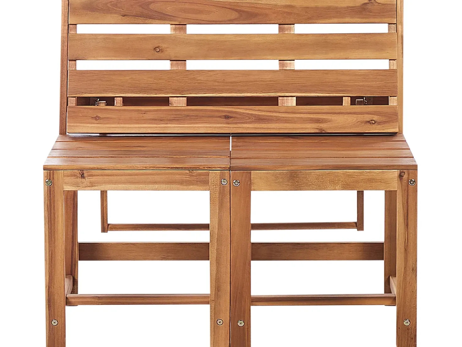 Set di panche da giardino bistrot convertibili TUENNO Legno d'acacia Marrone