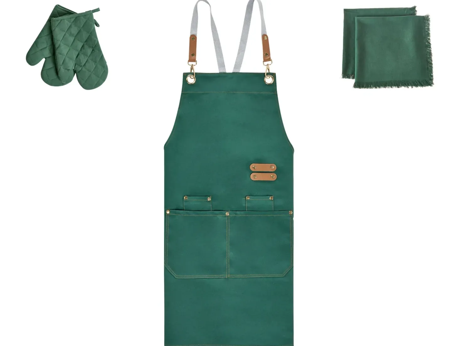 Set di Tessili da Cucina BRASSICA Verde