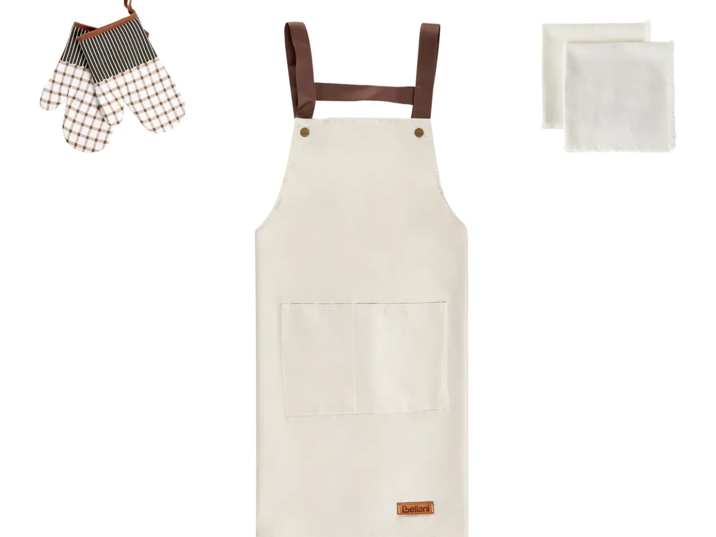Set di Tessili da Cucina LACTUCA Beige