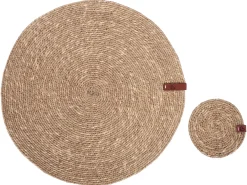 Set di tovagliette e sottobicchieri KUNZEA Alghe marine Naturale