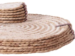 Set di tovagliette e sottobicchieri QUININE Iuta Naturale