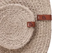 Set di tovagliette e sottobicchieri BUSHMINT Iuta Naturale