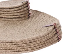 Set di tovagliette e sottobicchieri BUSHMINT Iuta Naturale