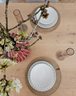 Set di tovagliette e sottobicchieri BUSHMINT Iuta Naturale