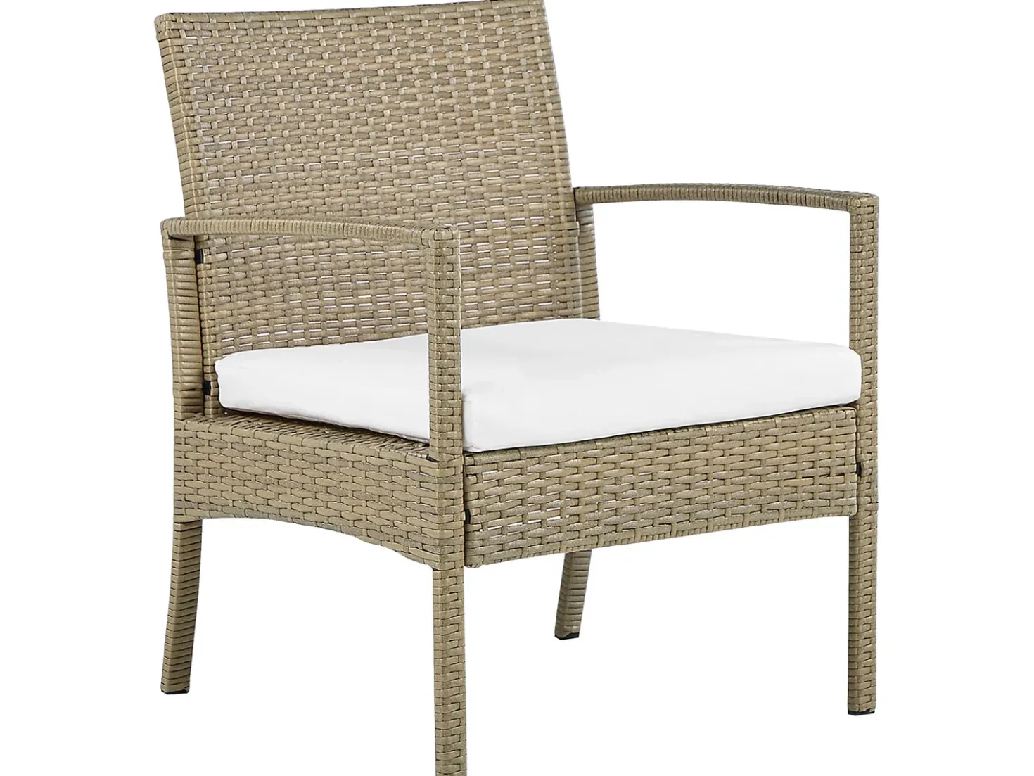 Set divani con tavolino MARSALA Rattan sintetico (PE) Marrone chiaro