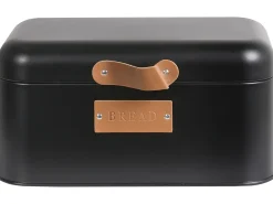 Set Portapane e Barattoli 4 Pezzi REVERIE Metallo Nero