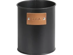 Set Portapane e Barattoli 4 Pezzi REVERIE Metallo Nero