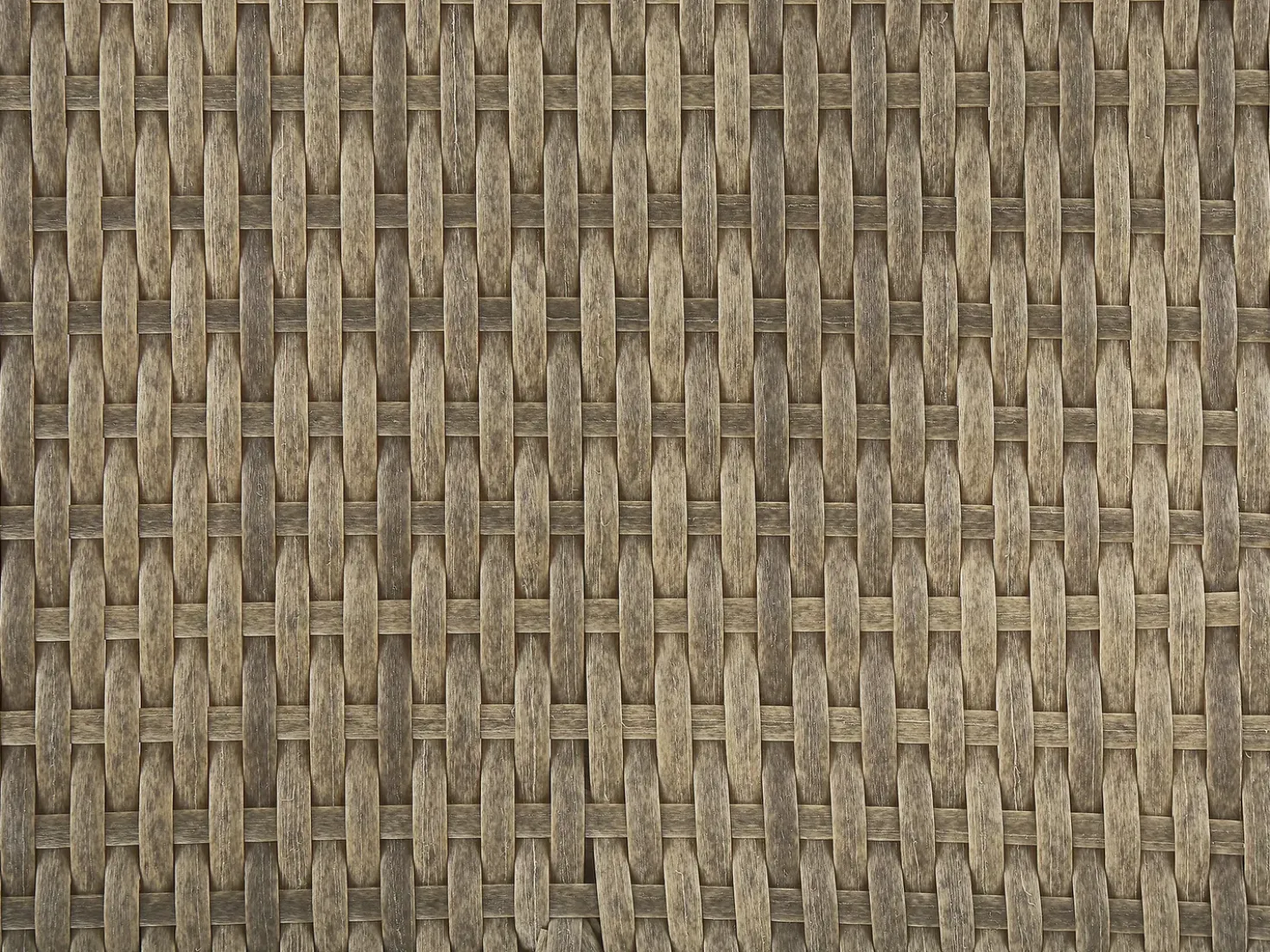 Set salotto da giardino con tavolo e pouf 5 posti BARDI con cuscini Rattan sintetico (PE) Marrone
