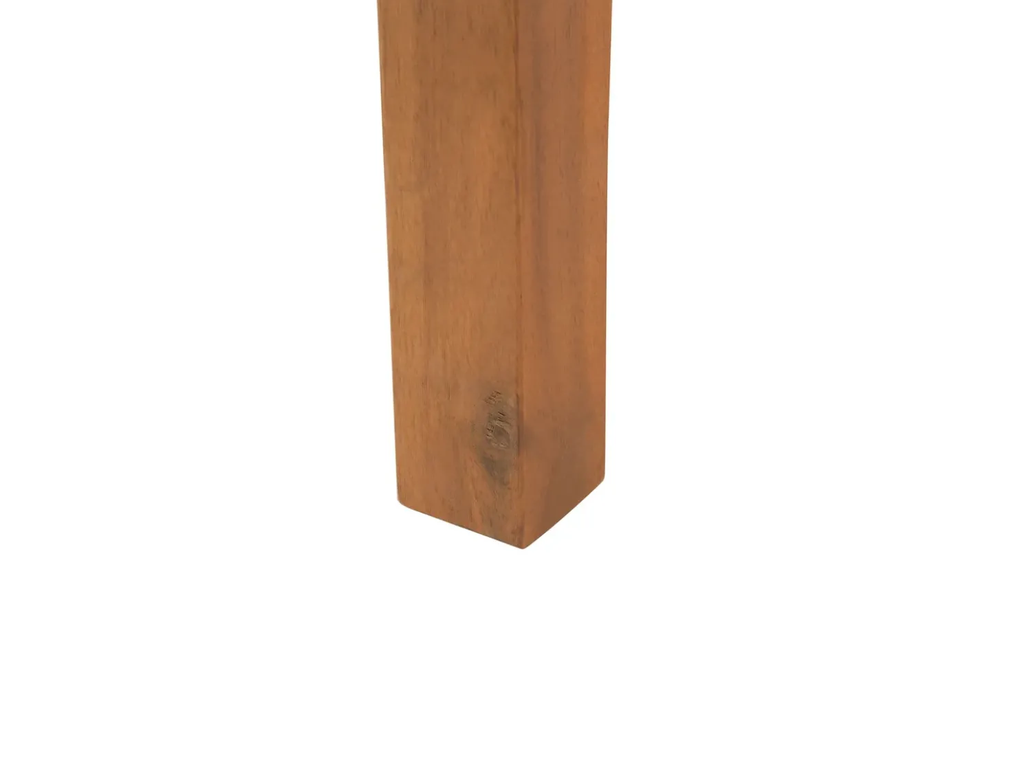 Set salotto da giardino con tavolo e pouf 4 posti MANILA Legno d'acacia Marrone chiaro