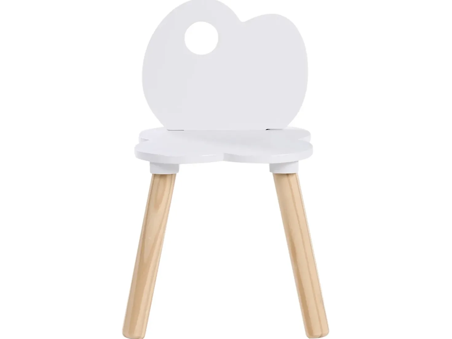 Set tavolo e sedie per bambini CLOUDY Bianco
