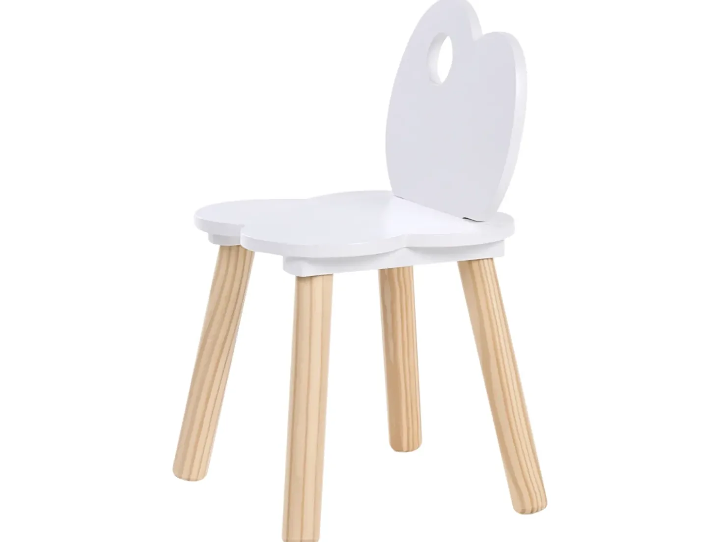 Set tavolo e sedie per bambini CLOUDY Bianco