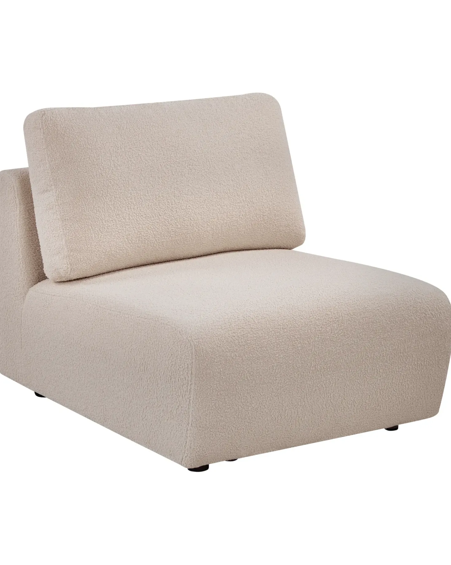 Sezione a 1 posto KIVVIK Bouclé Beige